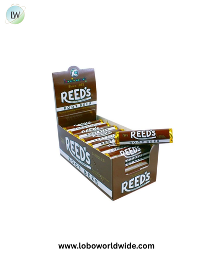 Reeds Root Beer Candy Rolls 24 Pack