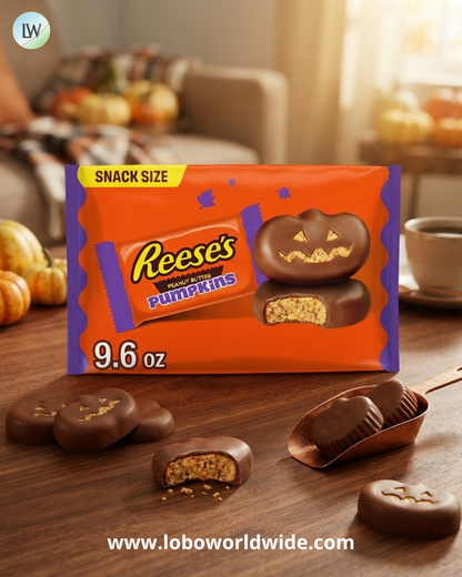 Reese's Milk Chocolate Peanut Butter Halloween Pumpkins, 9.6 oz.