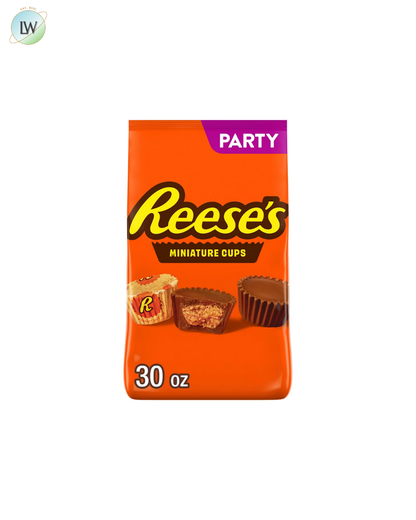 Reese's Mini Milk Chocolate Peanut Butter Cups Candy, 30 oz.