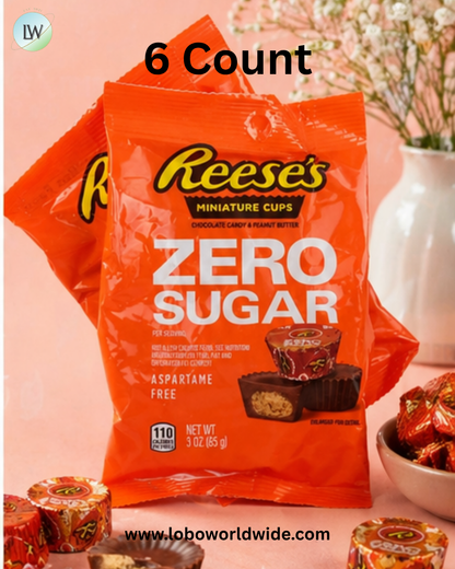 Reese's Peanut Butter Cup Sugar Free 3oz Bag