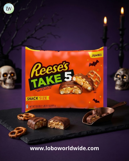Reese's Take 5 Pretzel, Peanut and Chocolate, 19.5 oz.