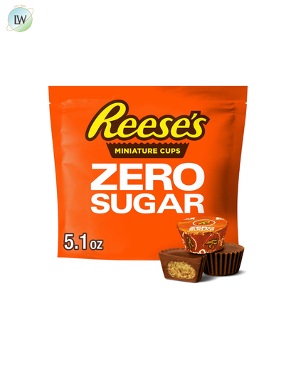 Reese's Zero Sugar Mini Chocolate Peanut Butter Cups, 5.1 oz.