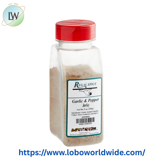 Regal Garlic and Pepper Jerky Seasoning 9 oz.