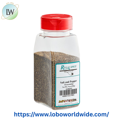 Regal Salt and Pepper Seasoning Blend - 9 oz.