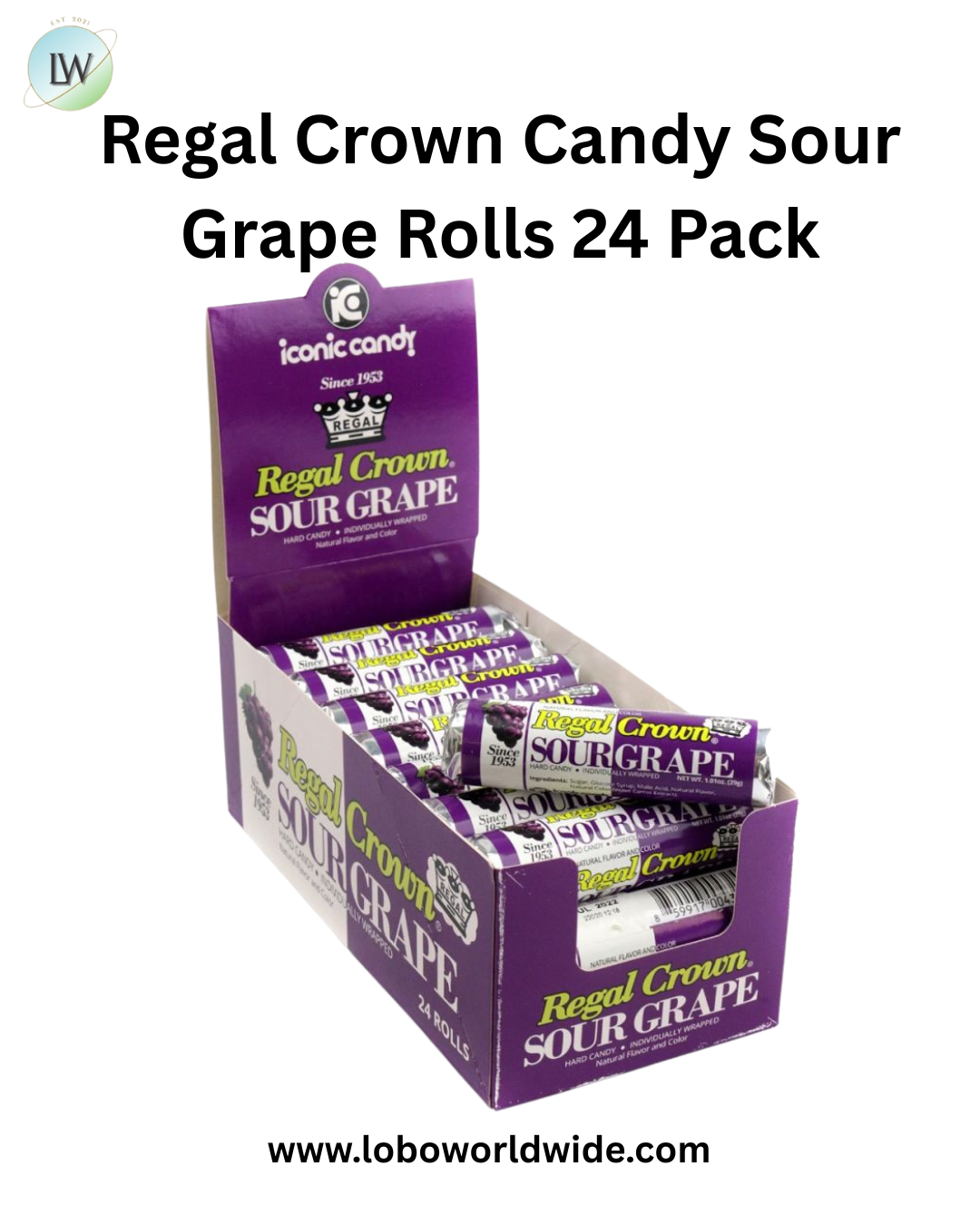Regal Crown Candy Sour 24 Pack