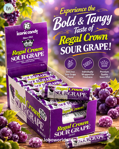 Regal Crown Candy Sour 24 Pack