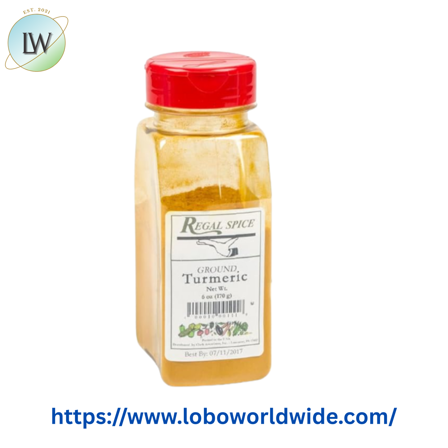 Regal Ground Turmeric (Various Sizes)