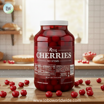 Regal Maraschino Cherries Without Stems - 1 Gallon