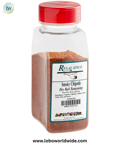 Regal Smoky Chipotle Dry Seasoning Rub 8 oz