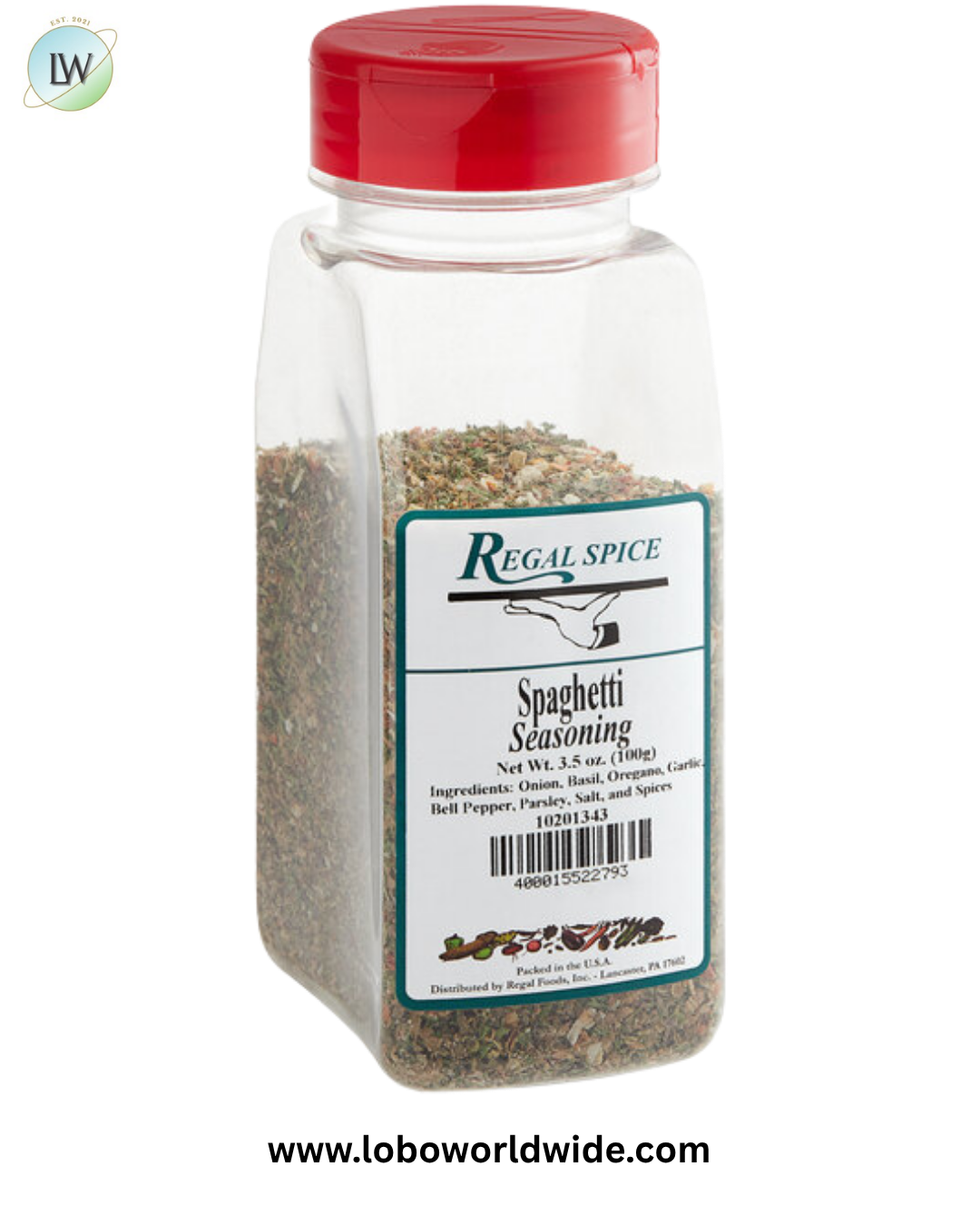 Regal Spaghetti Seasoning 3.5 oz.