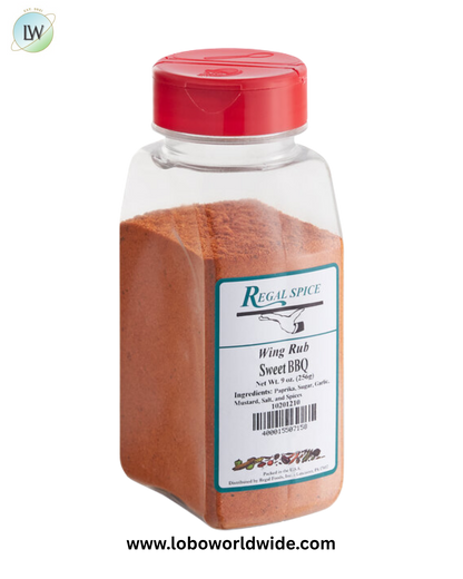Regal Sweet BBQ Wing Rub 9 oz.