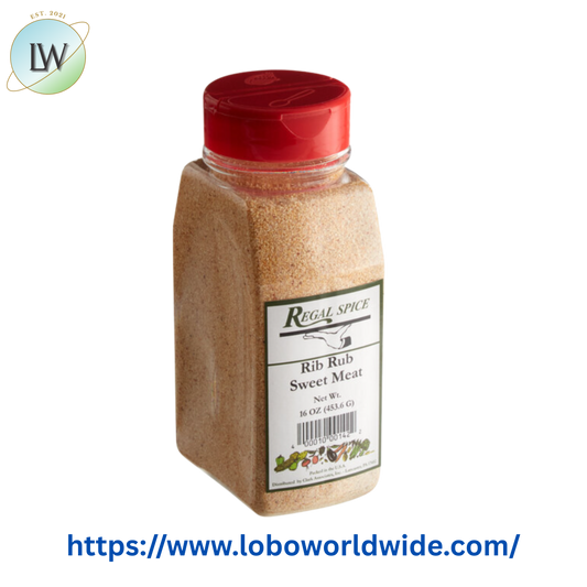 Regal Sweet Meat Rib Rub (Various Sizes)