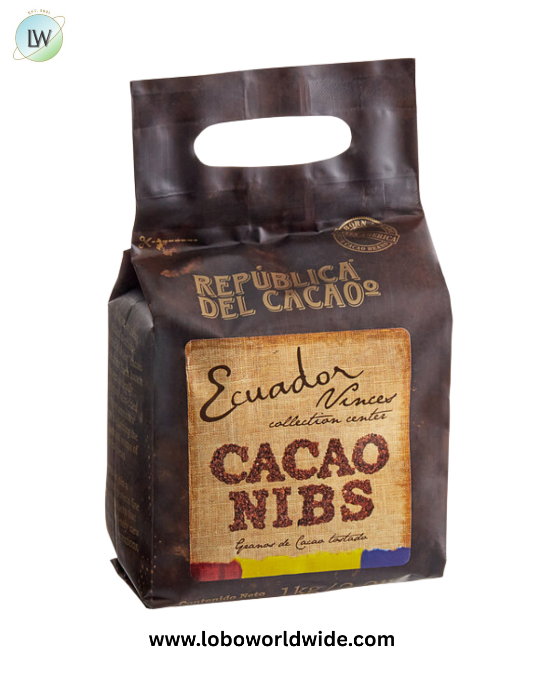Republica del Cacao Vinces Cacao Nibs 2.2 lb.