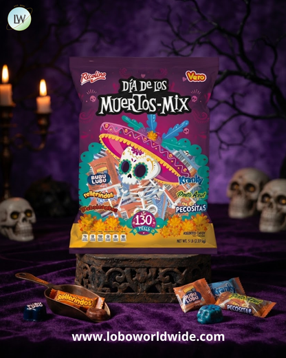 Ricolino Dia de los Muertos Candy Variety Pack, 5 lbs.