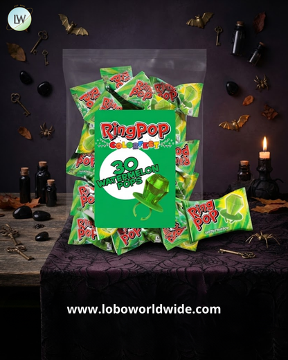 Ring Pop Individually Wrapped Lollipops, 0.5 oz, 30 ct. (Various Flavours)