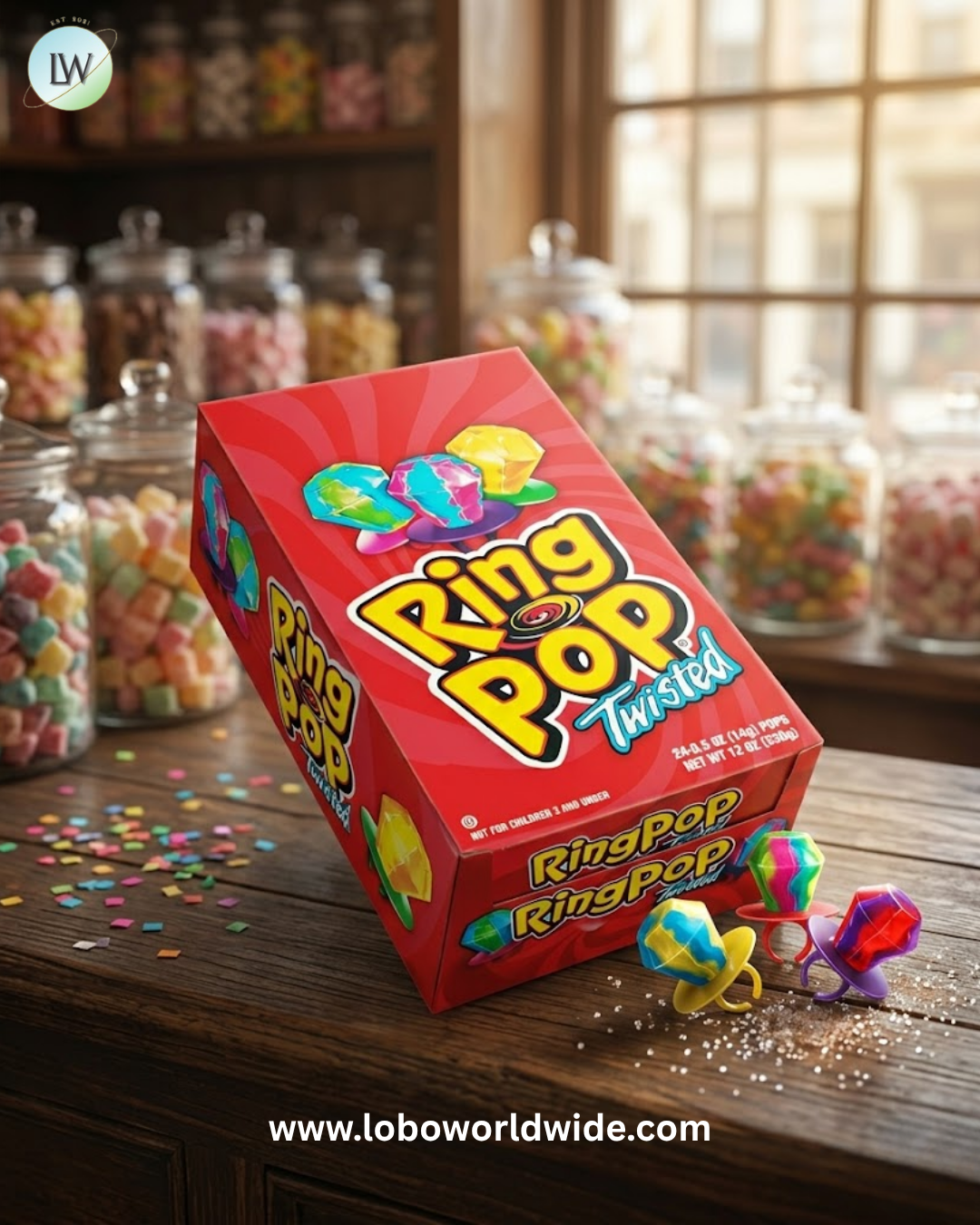 Ring Pops Twisted 24 Piece