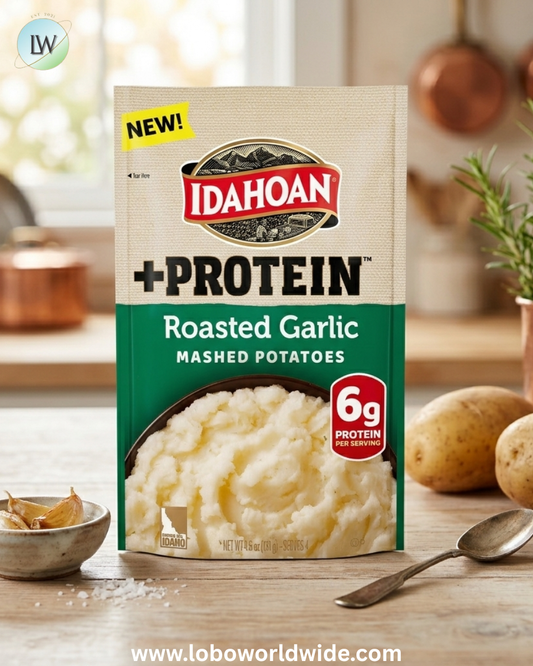Idahoan, +Protein Mashed Potatoes, 4 servings