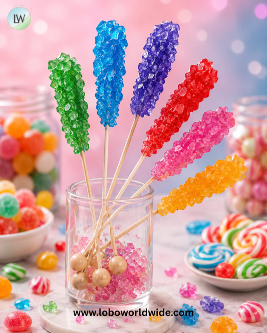 Rock Candy Swizzle Sticks 72ct - Assorted Colors