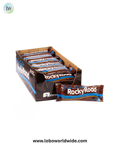 Rocky Road Bars Dark Chocolate Sea Salt - 24ct
