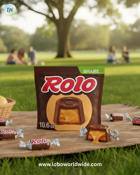 Rolo Rich Chocolate Caramels Candy, Share Pack 10.6 oz