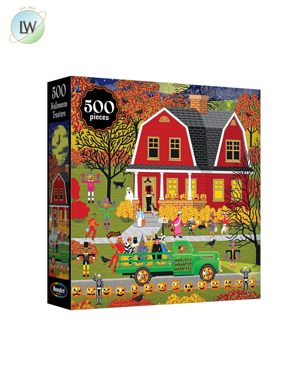RoseArt Halloween Treaters 500pc Jigsaw Puzzle