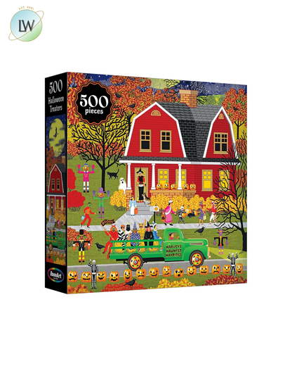 RoseArt Halloween Treaters 500pc Jigsaw Puzzle