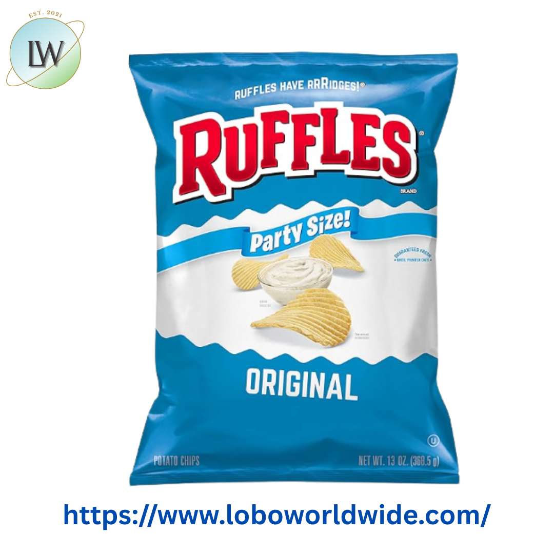 Snack Riffles Ruffles Original Flavor Potato Snack Chips,Party Size, 13 Ounce Bag ...