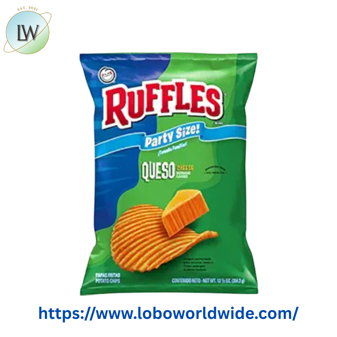 Ruffles Potato Chips, Queso, 12.5 oz Bag – Lobo Worldwide Inc.