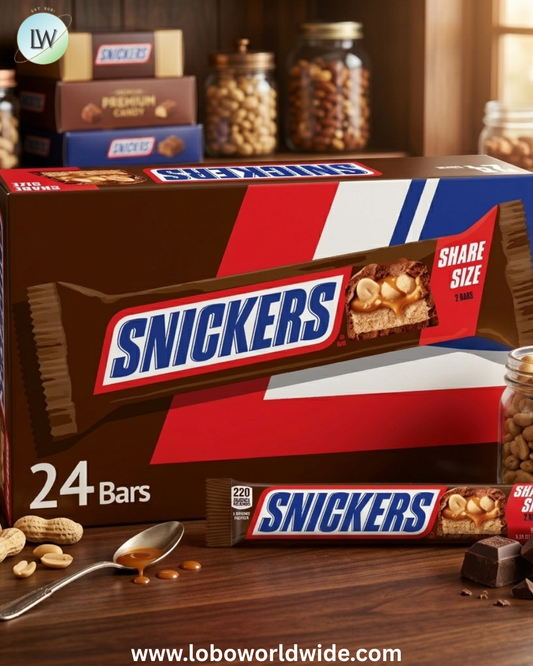 SNICKERS Milk Chocolate Candy Bars, Share Size, 3.29 oz., 24 pk.