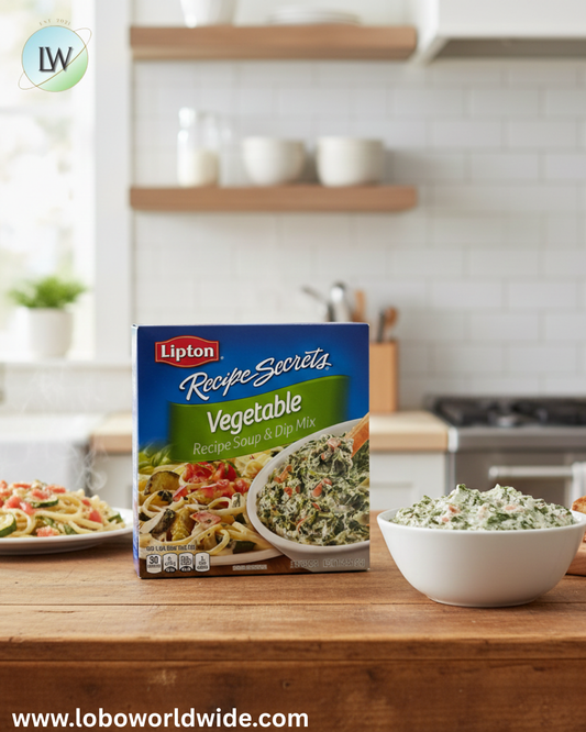 Recipe Secrets Lipton Recipe Soup and Dip Mix, Vegetable 1.8 oz, (12 Packs)