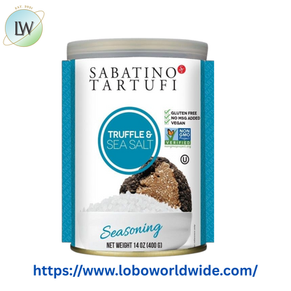 Sabatino Tartufi 14 oz. Truffle Sea Salt - 6/Case