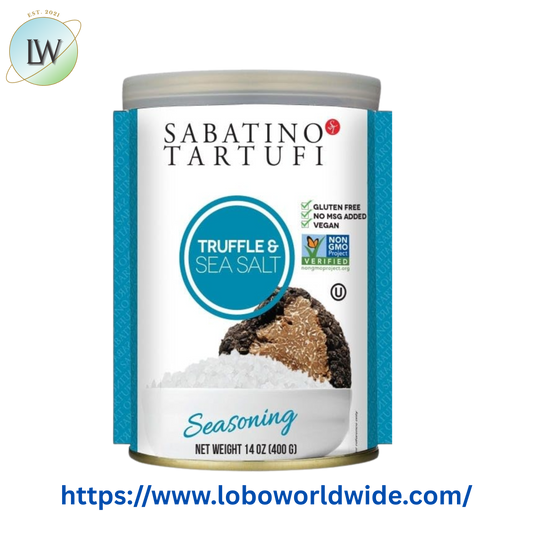 Sabatino Tartufi 14 oz. Truffle Sea Salt - 6/Case