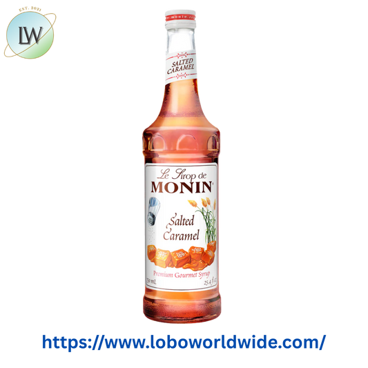 Monin Premium Salted Caramel Flavoring Syrup 750 mL