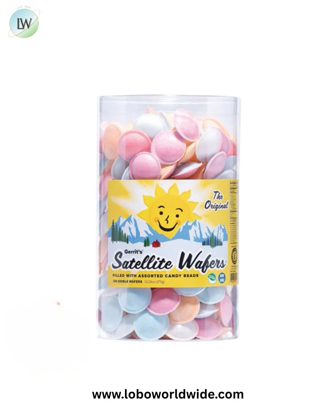 Satellite Wafers Candy - 6ct Tubs