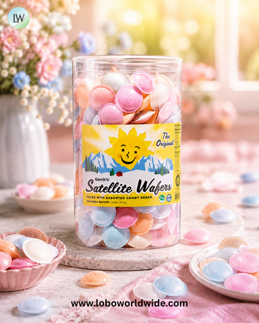 Satellite Wafers Candy - 6ct Tubs