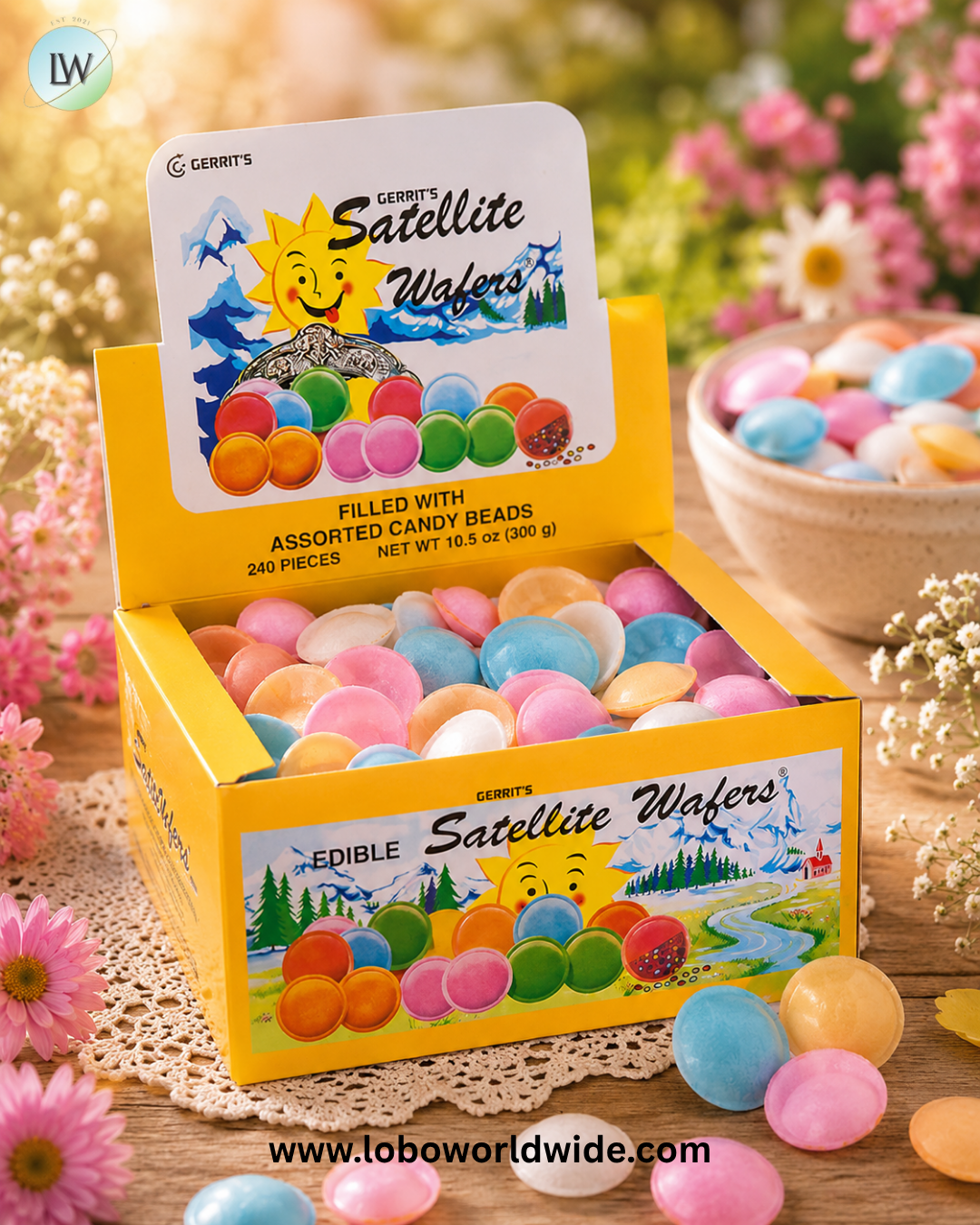 Satellite Wafers Candy - Sour & Original - 240ct