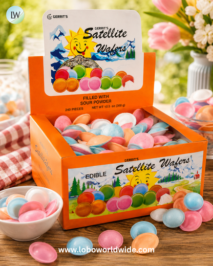 Satellite Wafers Candy - Sour & Original - 240ct