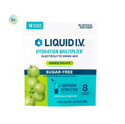 Liquid I.V Hydration Multiplier® Sugar-Free - 3 Pouches(Various flavors)
