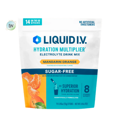 Liquid I.V Hydration Multiplier® Sugar-Free - 3 Pouches(Various flavors)
