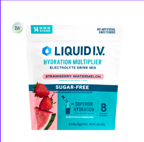 Liquid I.V Hydration Multiplier® Sugar-Free - 3 Pouches(Various flavors)