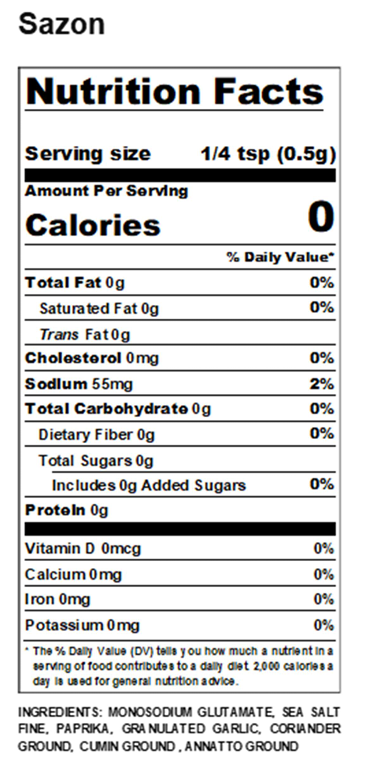 Regal Sazon (Various Sizes)
