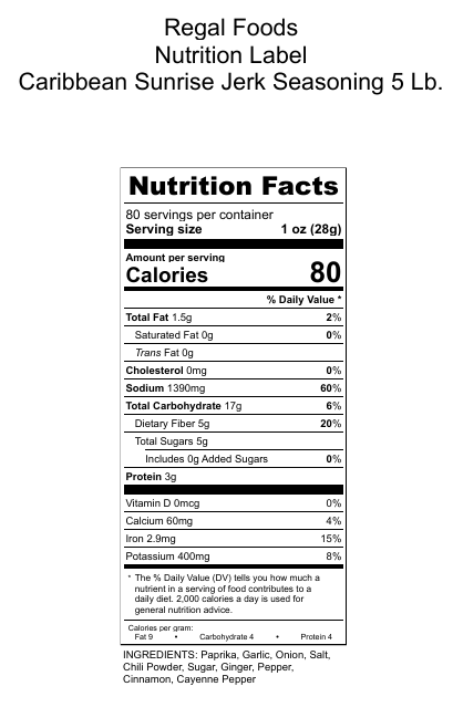 Regal Caribbean Sunrise Jerk Seasoning (Various Sizes)