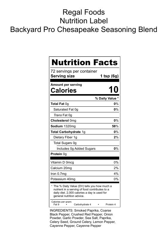 Backyard Pro Chesapeake Seasoning Blend - 12 oz.