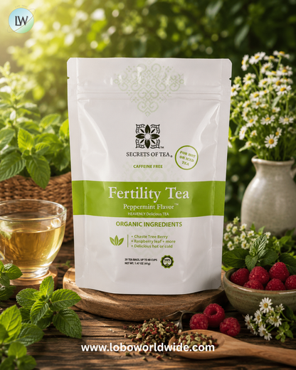 Secrets of Tea, Organic GetFertility Magic™ Tea, Heavenly Sweet, Caffeine Free, 20 Tea Bags, 1.41 oz (40 g)