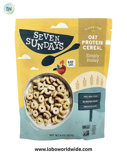 Seven Sundays, Oat Protein Cereal, Simply Honey, 8 oz (227 g)