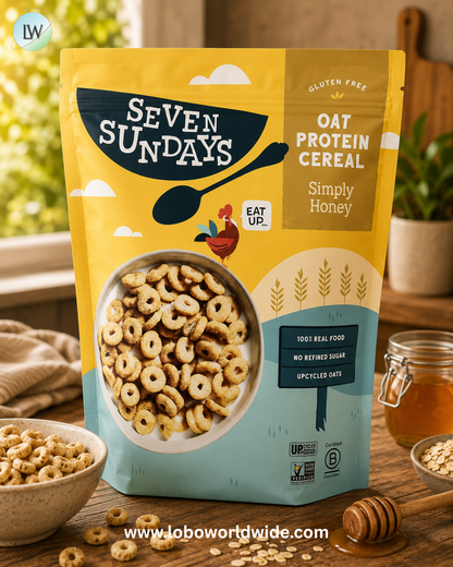 Seven Sundays, Oat Protein Cereal, Simply Honey, 8 oz (227 g)