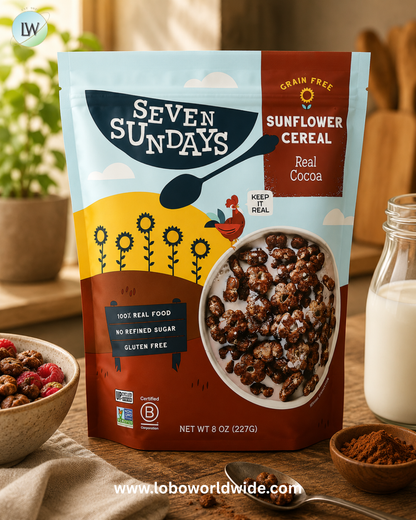 Seven Sundays, Sunflower Cereal, Real Cocoa, 8 oz (227 g)