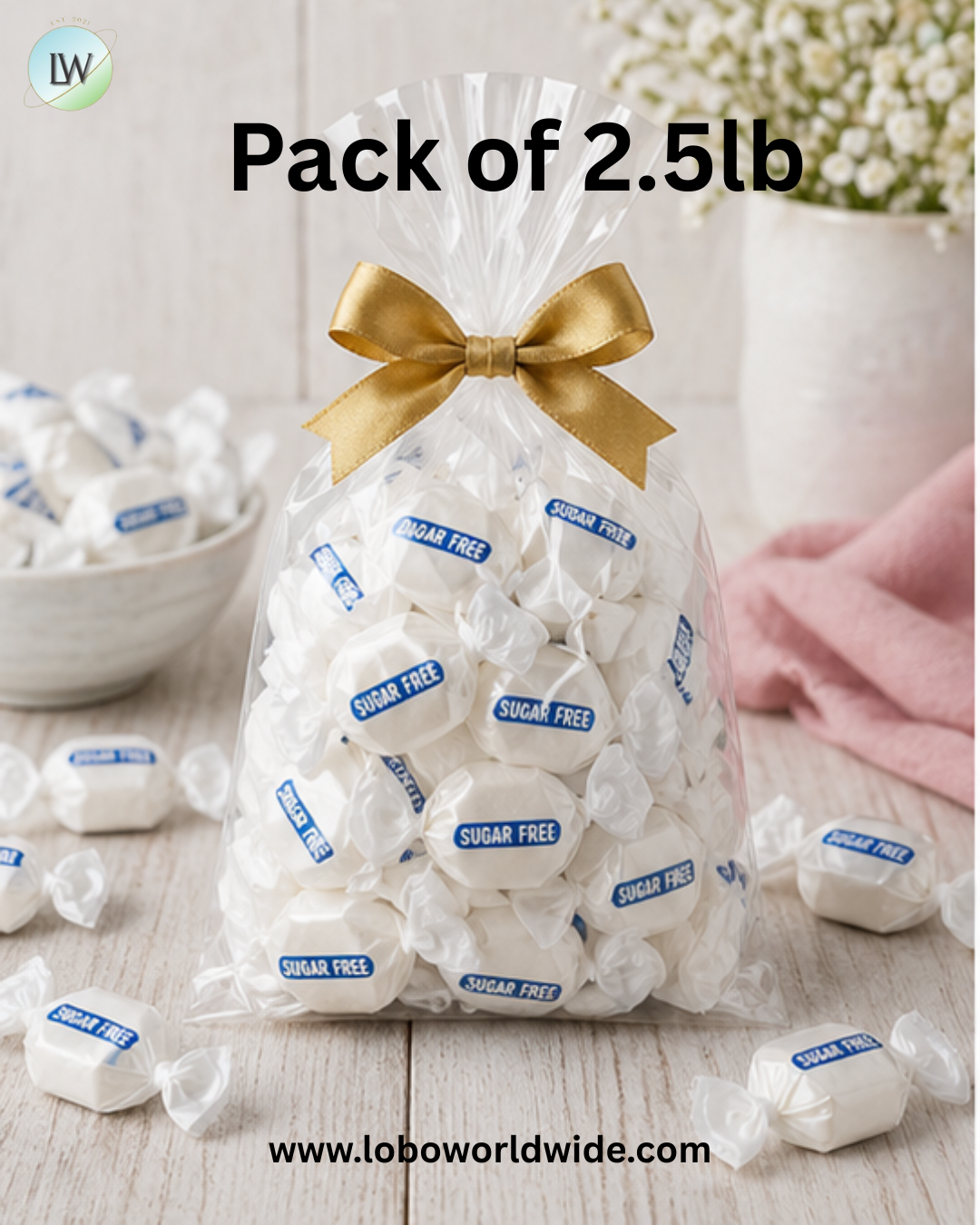 Sugar Free Salt Water Taffy Vanilla