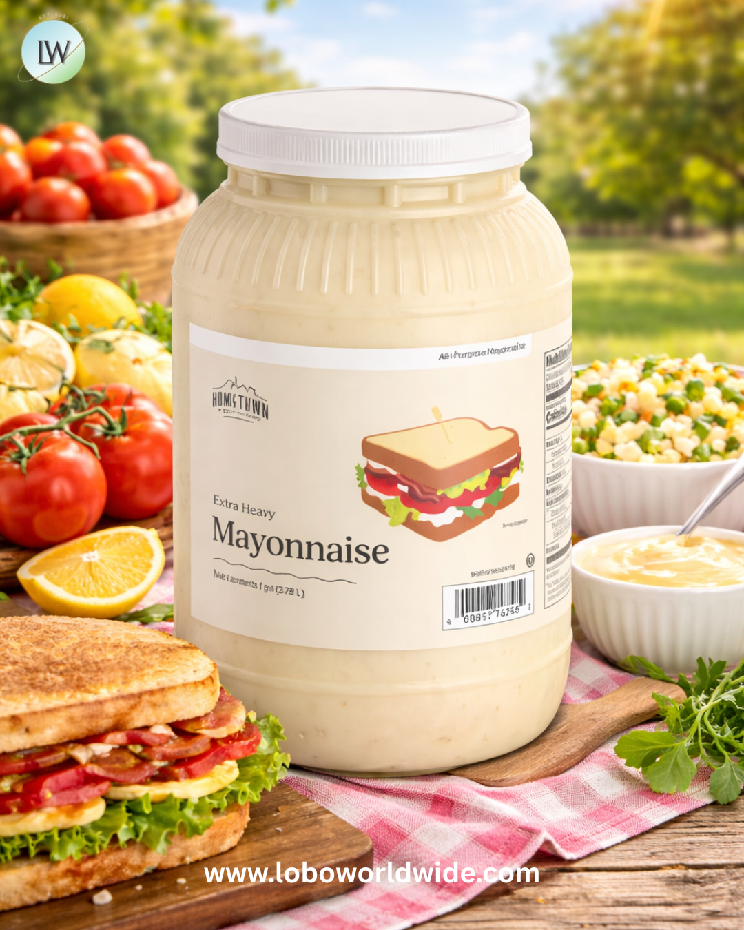 Hometown Provisions Extra Heavy Mayonnaise.