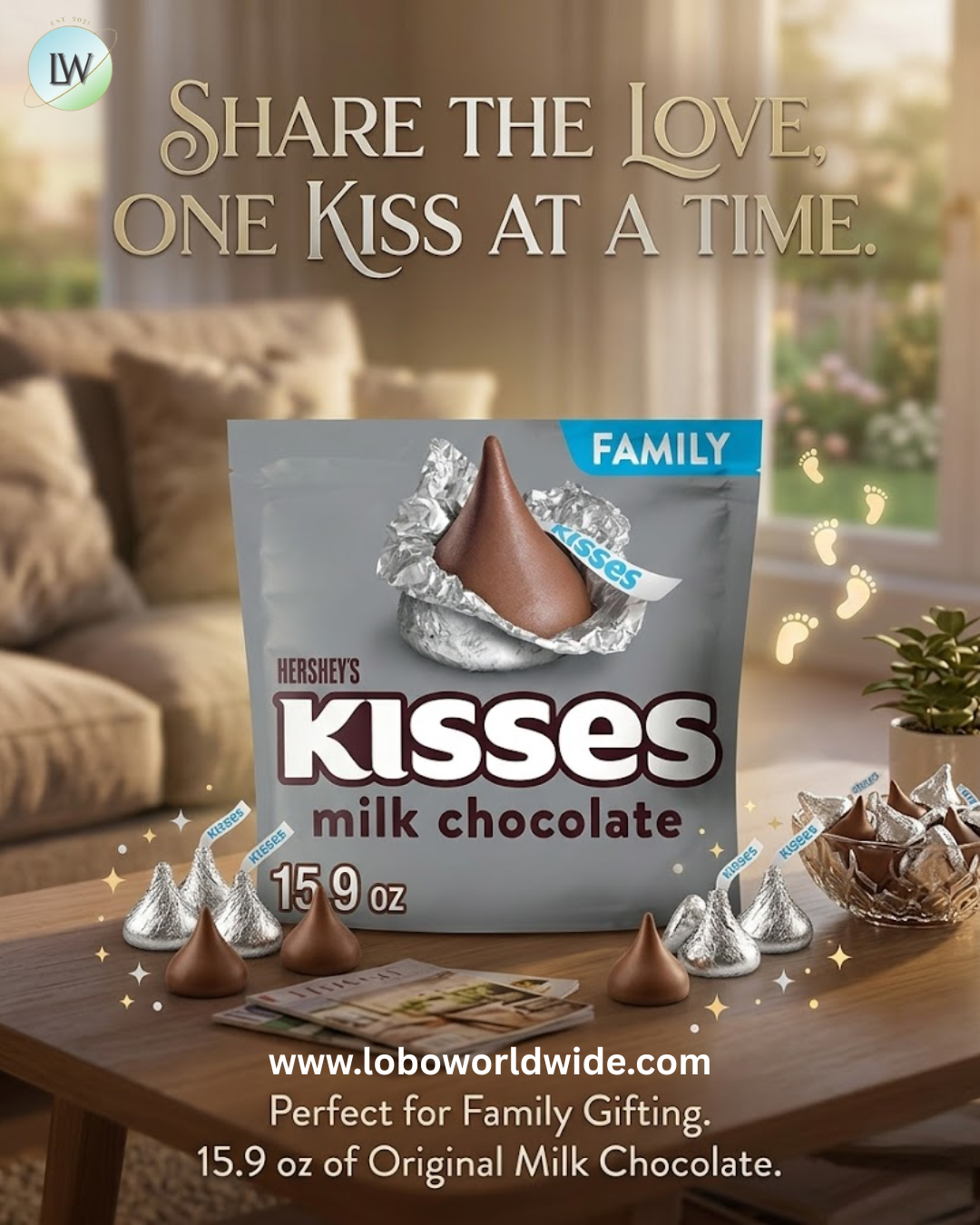 HERSHEY'S KISSES Milk Chocolate Candy
